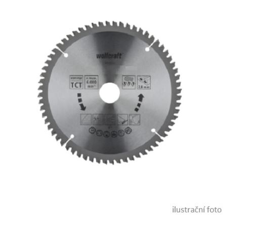 Wolfcraft pilový kotouč pro pokos.pily diamant ø250x30,2 Z24 6552000