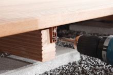 Wolfcraft Wolfcraft Ukončovací set TERASA - skryté spoje: 10 koncových spojek+60 šroubů 6973000 (3)