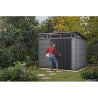 KETER 17210836 CORTINA 9x7 zahradní domek, 279 x 218 x 226 cm, šedý 255060 (2)