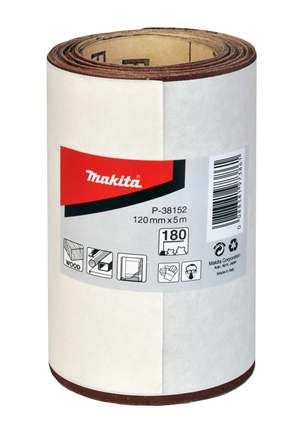 MAKITA brusný papír 120mm K400 role 5m