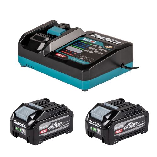 MAKITA sada Li-ion XGT 40V 2xBL4040F+DC40RA=new PSKGRU2