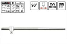 YATO Páka trhák tvaru -T- 3/4" délka 500mm