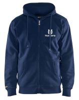 Husqvarna mikina s kapucí a zipem, tmavomodrá vel. XL