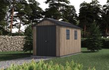 KETER Zahradní domek Apex 7,5 x 11 Ashwood s podlahou 17213834 (5)