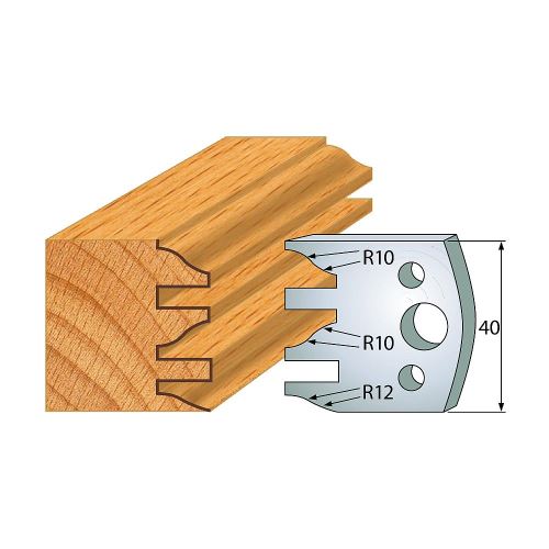 IGM profil 124 - pár nožů 40x4mm SP