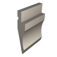 Metallkraft  Horní nástroj 30° H=104 mm / R 0,8 mm / délka 200 mm