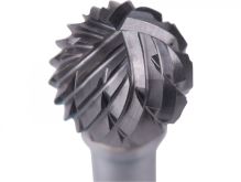 Stopková fréza do kovu, kulová, pr.12mm/stopka 6mm,sek střední(double-cut) 8703735 (2)
