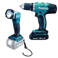 MAKITA Vrtačka aku Makita DDF453SYEL se svítilnou Li-ion 18V/1,5Ah