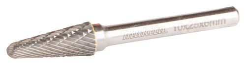 MAKITA brusné frézy 10x20x6 úzký kužel dělené ostří kov, nerez