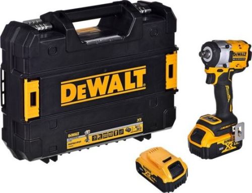 DEWALT DCF921P2LRT-XJ 18 V Aku bezuhlíkový rázový utahovák  1/2" + 2 x5.0 Ah LR baterie a Tstak