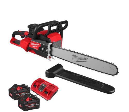 MILWAUKEE M18F2CHS50-802 aku četězová pila lišta 50cm 2x8Ah baterie a nabíječka 4933480121