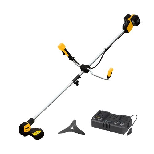 Riwall PRO RABC 2620i SET aku křovinořez 2 x 20 V + 2x 4 Ah baterie + duální rychlonabíječka 4,5 A