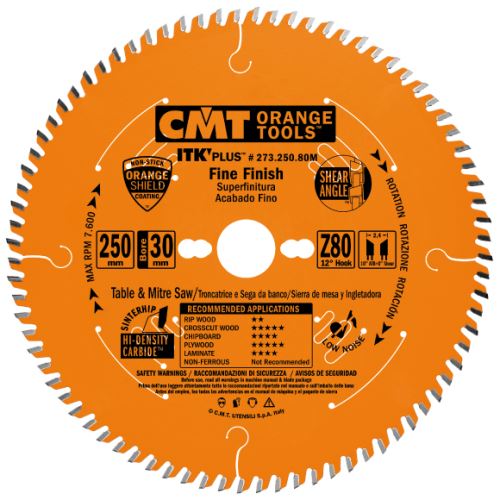 CMT ITK Ultra tenký kotouč pro příčné finální řezy - D160x1,7 d20(+16) Z56 HW