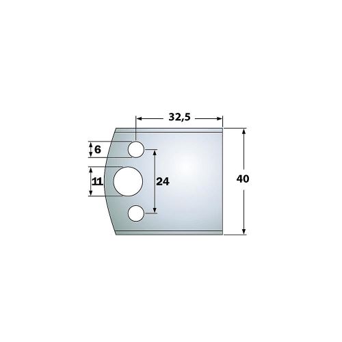 IGM Blanket nožů - LB32,5-40x16x4mm SP 2ks