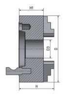 OPTIMUM 4-čelisťové sklíčidlo s nezávisle stavitelnými čelistmi ø 250 mm Camlock 6