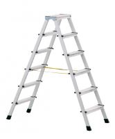 ZARGES XL step B nýtovaný stojací žebřík, eloxovaný, kód 41267